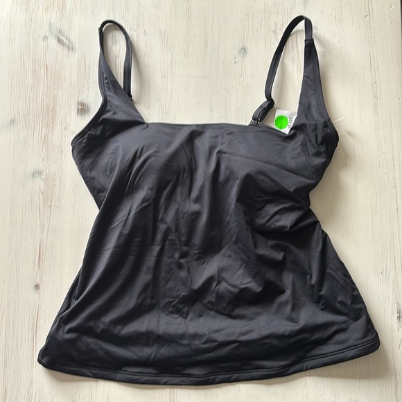 NWT! L.L.Bean Currants Square Neck Tankini Top w/ Swim Skort Bottom Size 6 Reg - Picture 4 of 14